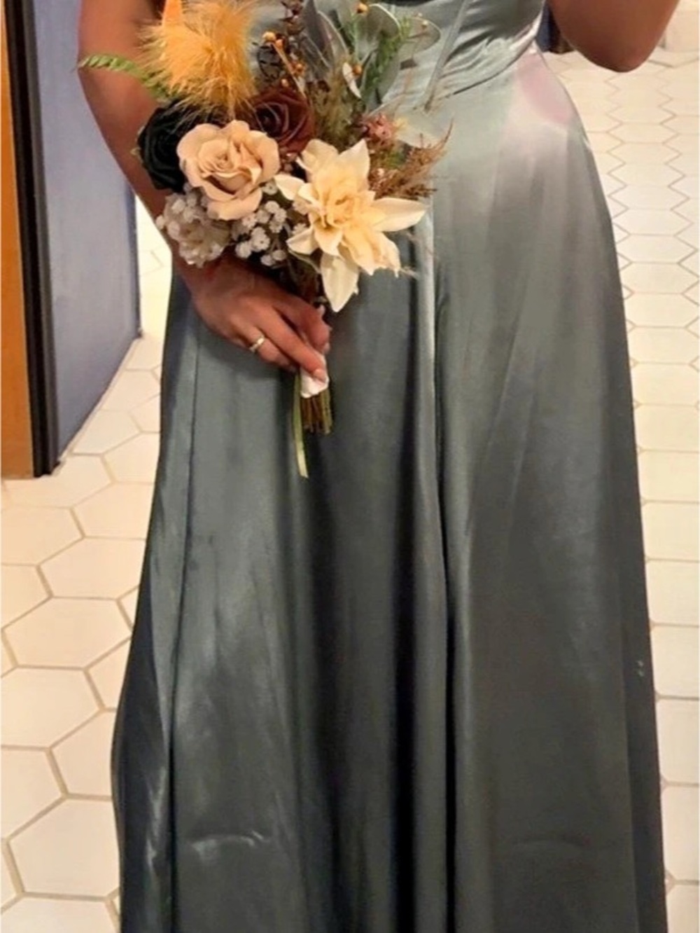 Gray Maxi Dress Like New